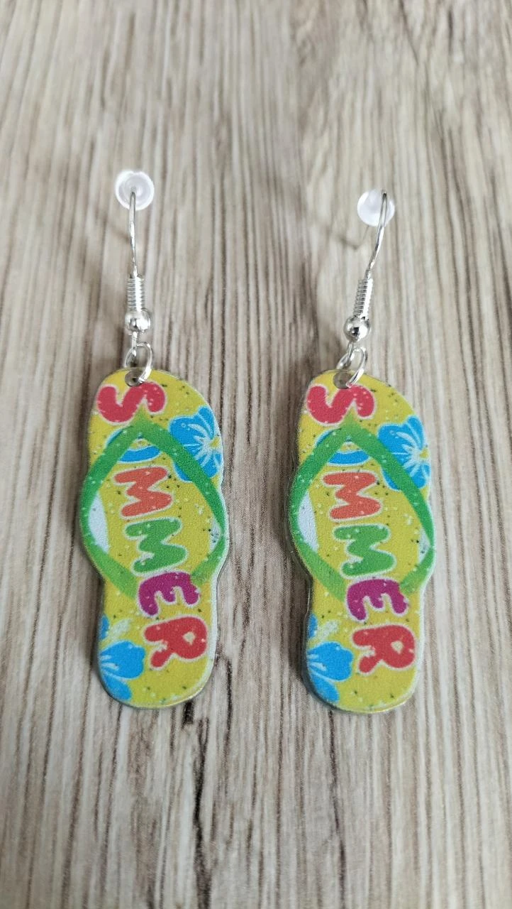 Boucles d'oreilles tongs Summer